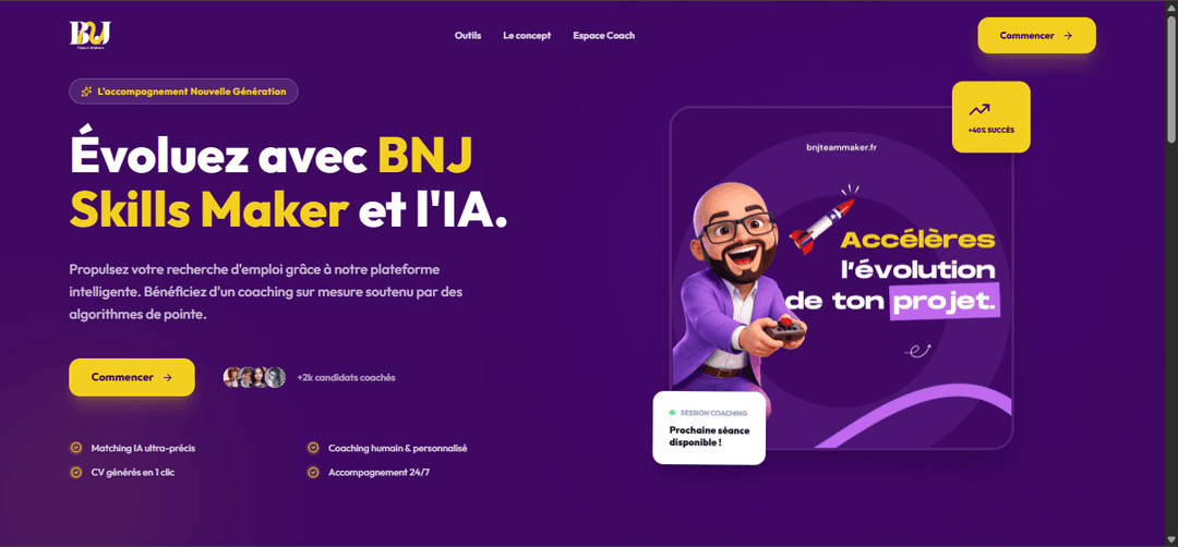 BNJ Skills Maker - AI Career Coaching Platform